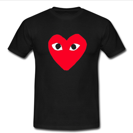 the shirt with the heart